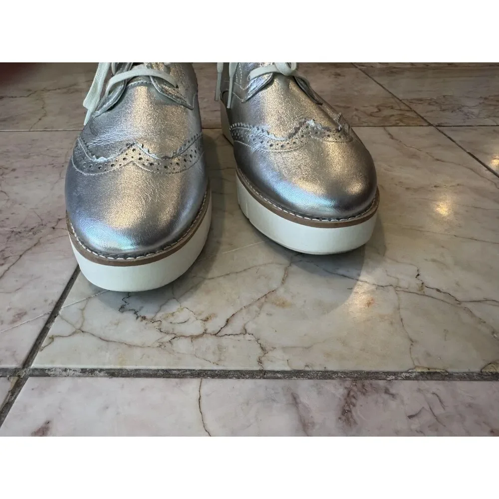 Cole Haan Silver Derby Shoes